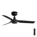 FARO 33822 - Stropni ventilator MINI PUNT S črna pr. 90 cm + Daljinski upravljalnik