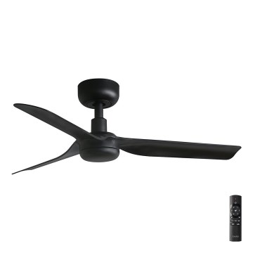 FARO 33822 - Stropni ventilator MINI PUNT S črna pr. 90 cm + Daljinski upravljalnik