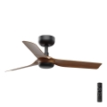 FARO 33823 - Stropni ventilator MINI PUNT S rjava/črna pr. 90 cm + Daljinski upravljalnik