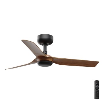 FARO 33823 - Stropni ventilator MINI PUNT S rjava/črna pr. 90 cm + Daljinski upravljalnik