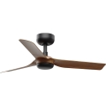 FARO 33823WT - Stropni ventilator MINI PUNT S rjava/črna pr. 90 cm Wi-Fi Tuya + Daljinski upravljalnik