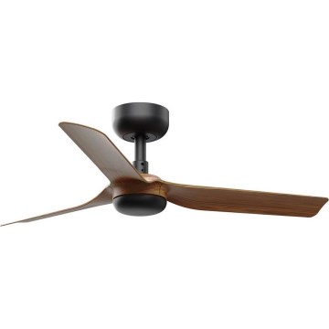 FARO 33823WT - Stropni ventilator MINI PUNT S rjava/črna pr. 90 cm Wi-Fi Tuya + Daljinski upravljalnik