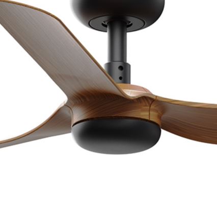FARO 33823WT - Stropni ventilator MINI PUNT S rjava/črna pr. 90 cm Wi-Fi Tuya + Daljinski upravljalnik