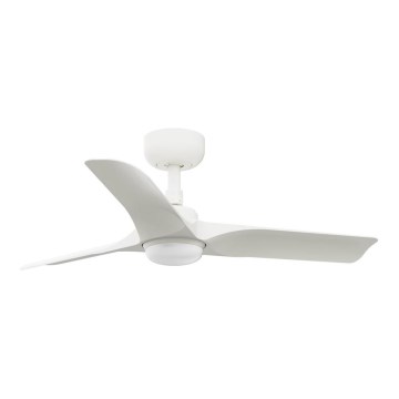 FARO 33824WT-1TW - LED Zatemnitveni stropni ventilator HEY S LED/10W/230V 2700/4000/6000K bela pr. 90 cm Wi-Fi Tuya + Daljinski upravljalnik