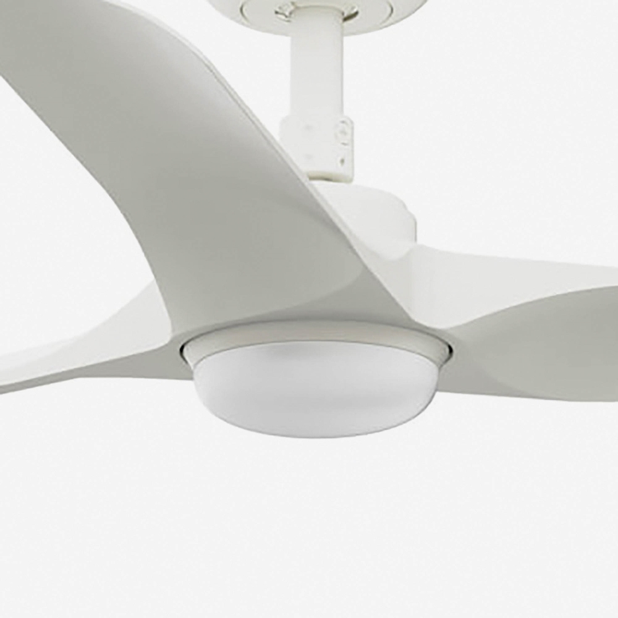 FARO 33824WT-1TW - LED Zatemnitveni stropni ventilator HEY S LED/10W/230V 2700/4000/6000K bela pr. 90 cm Wi-Fi Tuya + Daljinski upravljalnik