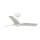 FARO 33824WT1S - LED zatemljiv stropni ventilator HEY S LED/10W/230V 2700/3000/4000K premer 90 cm bela Wi-Fi Tuya + daljinski upravljalnik