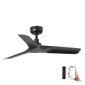 FARO 33825WP - Stropni ventilator HEY S črna pr. 90 cm SMART + Daljinski upravljalnik