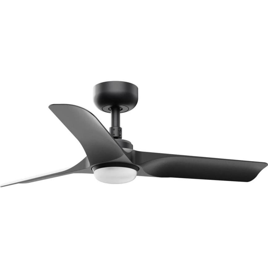 FARO 33825WT-1TW - LED Zatemnitveni stropni ventilator HEY S LED/10W/230V 2700/4000/6000K črna pr. 90 cm Wi-Fi Tuya + Daljinski upravljalnik