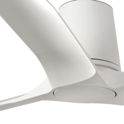 FARO 33826WT - Stropni ventilator HEY TUB S bela pr. 90 cm Wi-Fi Tuya + Daljinski upravljalnik