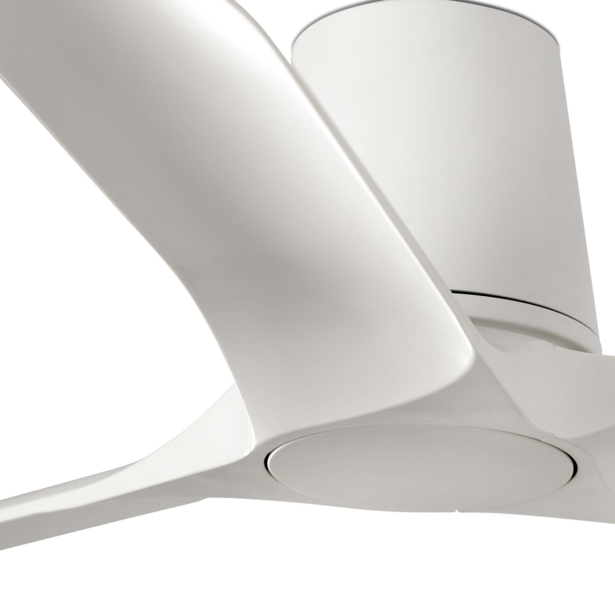 FARO 33826WT - Stropni ventilator HEY TUB S bela pr. 90 cm Wi-Fi Tuya + Daljinski upravljalnik