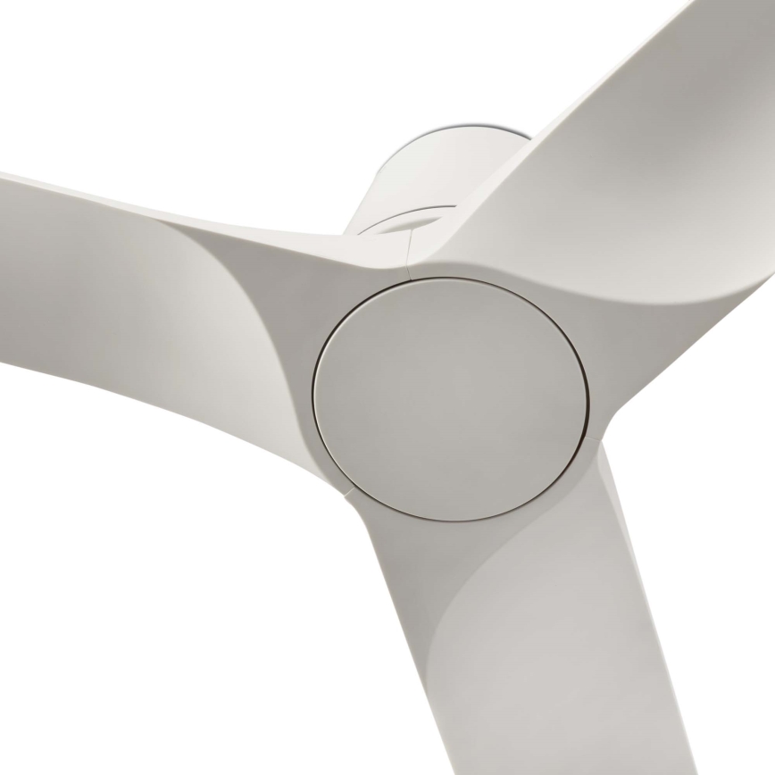 FARO 33826WT - Stropni ventilator HEY TUB S bela pr. 90 cm Wi-Fi Tuya + Daljinski upravljalnik