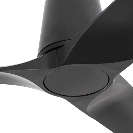 FARO 33827 - Stropni ventilator HEY TUB S črna pr. 90 cm + Daljinski upravljalnik