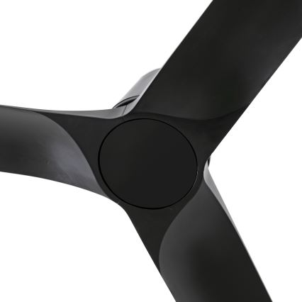 FARO 33827 - Stropni ventilator HEY TUB S črna pr. 90 cm + Daljinski upravljalnik