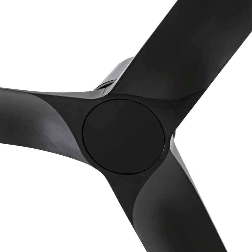 FARO 33827 - Stropni ventilator HEY TUB S črna pr. 90 cm + Daljinski upravljalnik