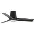 FARO 33827WT-1TW - LED Zatemnitveni stropni ventilator HEY TUB S LED/10W/230V 2700/4000/6000K črna pr. 90 cm Wi-Fi Tuya + Daljinski upravljalnik