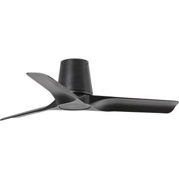 FARO 33827WT - Stropni ventilator HEY TUB S črna pr. 90 cm Wi-Fi Tuya + Daljinski upravljalnik