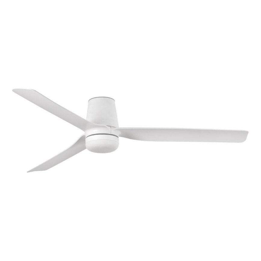 FARO 33828-1TW - LED Zatemnitveni stropni ventilator PUNT TUB M LED/18W/230V 3000/4200/6500K pr. 130 cm bela + Daljinski upravljalnik