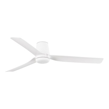 FARO 33828 - Stropni ventilator PUNT TUB M bela pr. 130 cm + Daljinski upravljalnik