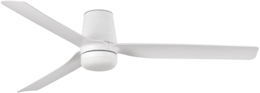FARO 33828WT-1TW - LED Zatemnitveni stropni ventilator PUNT TUB M LED/18W/230V 3000/4200/6500K bela pr. 132 cm Wi-Fi Tuya + Daljinski upravljalnik