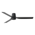 FARO 33830 - Stropni ventilator PUNT TUB M črna pr. 130 cm + Daljinski upravljalnik