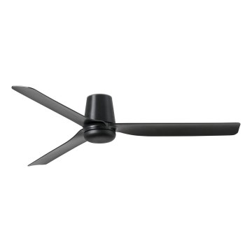 FARO 33830 - Stropni ventilator PUNT TUB M črna pr. 130 cm + Daljinski upravljalnik