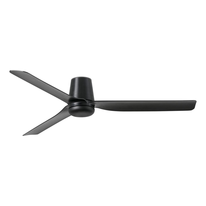 FARO 33830 - Stropni ventilator PUNT TUB M črna pr. 130 cm + Daljinski upravljalnik