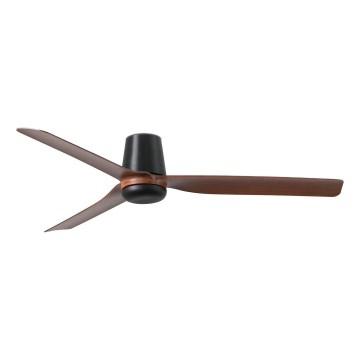 FARO 33831 - Stropni ventilator PUNT TUB M rjava/črna pr. 130 cm + Daljinski upravljalnik