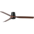 FARO 33831WT - Stropni ventilator PUNT TUB M rjava/črna pr. 132 cm Wi-Fi Tuya + Daljinski upravljalnik