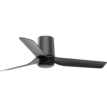 FARO 33834-Stropni ventilator MINI PUNT TUB S črna pr. 90 cm + Daljinski upravljalnik
