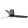 FARO 33834WT-1TW - LED Zatemnitveni stropni ventilator MINI PUNT TUB S LED/10W/230V 2700/4000/6000K črna pr. 90 cm Wi-Fi Tuya + Daljinski upravljalnik