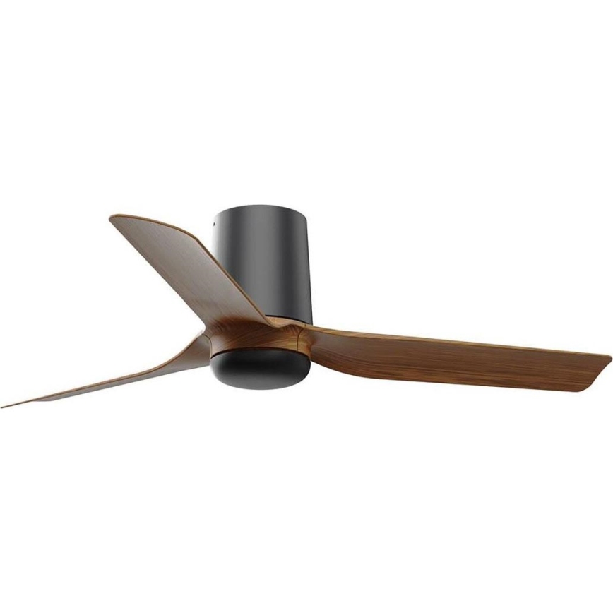 FARO 33835WT - Stropni ventilator MINI PUNT TUB S rjava/črna pr. 90 cm Wi-Fi Tuya + Daljinski upravljalnik