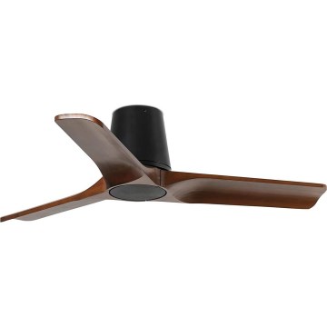 FARO 33837 - Stropni ventilator HEYWOOD TUB S bor/črna pr. 90 cm + Daljinski upravljalnik