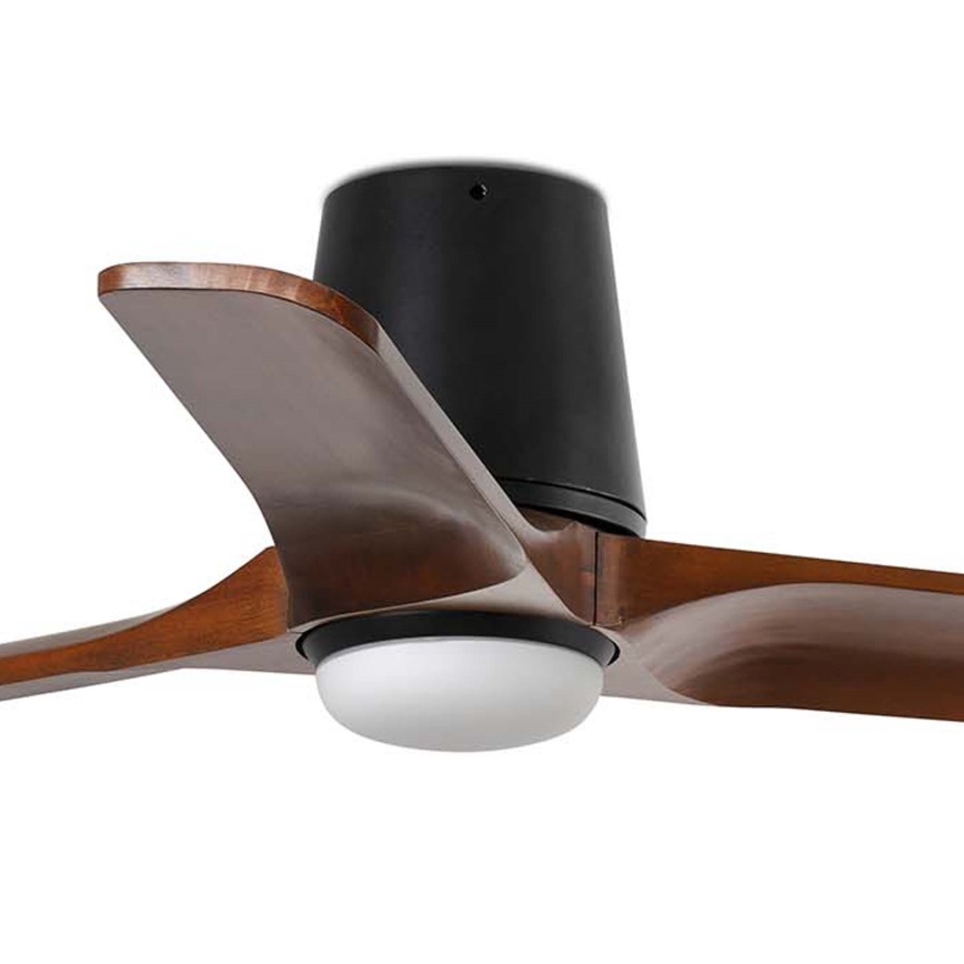 FARO 33837WT-1TW - LED zatemnitveni stropni ventilator HEYWOOD TUB S LED/10W/230V 2700/4000/6000K borovca/bela premer 90 cm Wi-Fi Tuya + daljinski upravljalnik