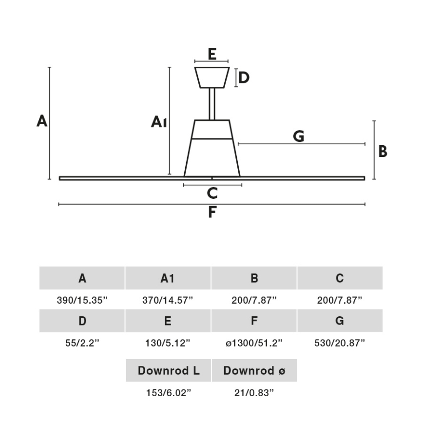 FARO 34105 - Stropni ventilator TYPHOON M rjava/bela pr. 130 cm IP44 + Daljinski upravljalnik