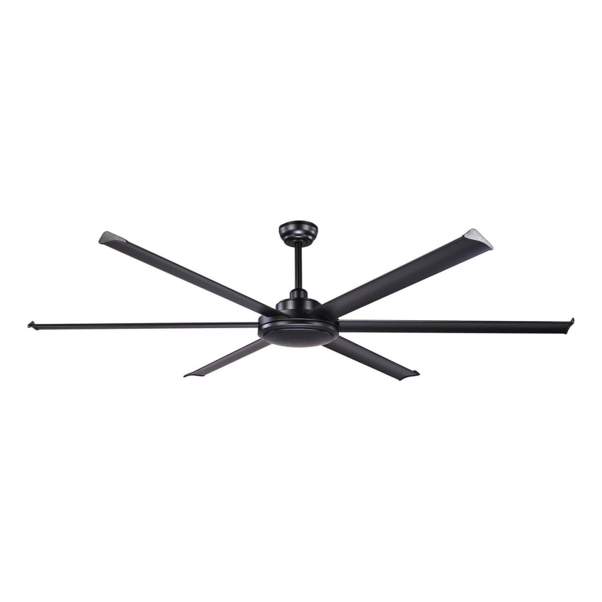 FARO 34203 - Stropni ventilator ROTTERDAM XL črna pr. 200 cm + Daljinski upravljalnik