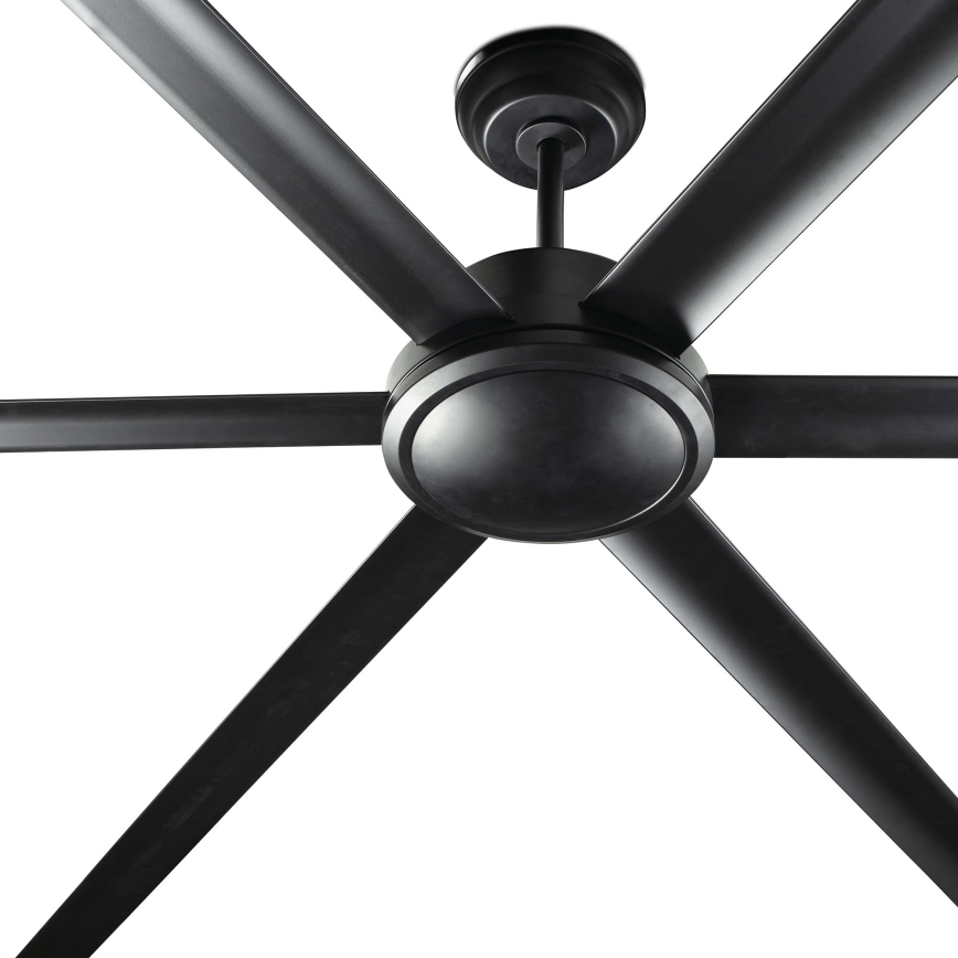 FARO 34203 - Stropni ventilator ROTTERDAM XL črna pr. 200 cm + Daljinski upravljalnik