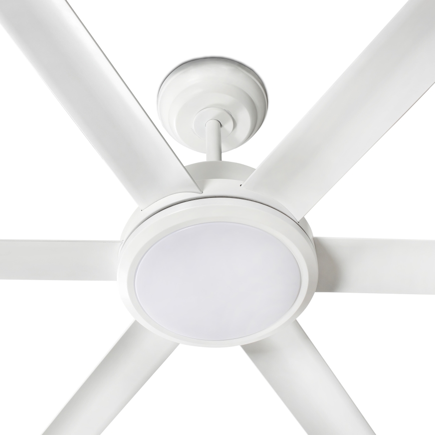 FARO 34206-130 - LED Zatemnitveni stropni ventilator ROTTERDAM XXL LED/32W/230V bela pr. 250 cm + Daljinski upravljalnik
