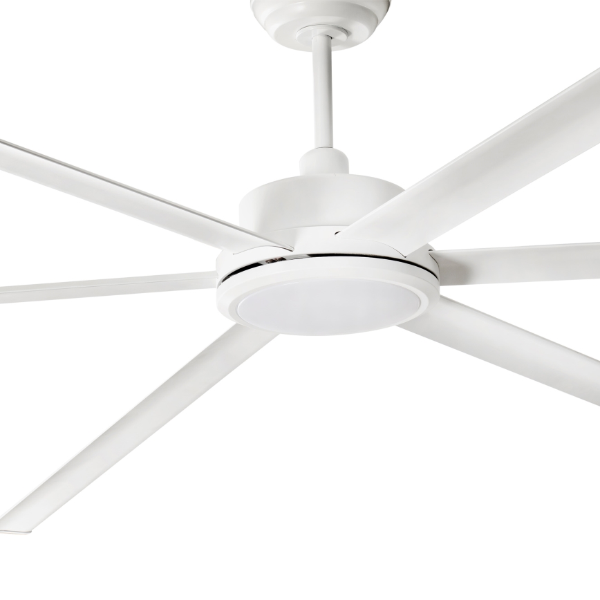 FARO 34206-130 - LED Zatemnitveni stropni ventilator ROTTERDAM XXL LED/32W/230V bela pr. 250 cm + Daljinski upravljalnik