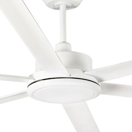 FARO 34206 - Stropni ventilator ROTTERDAM XXL bela pr. 250 cm + Daljinski upravljalnik