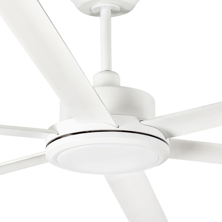 FARO 34206 - Stropni ventilator ROTTERDAM XXL bela pr. 250 cm + Daljinski upravljalnik