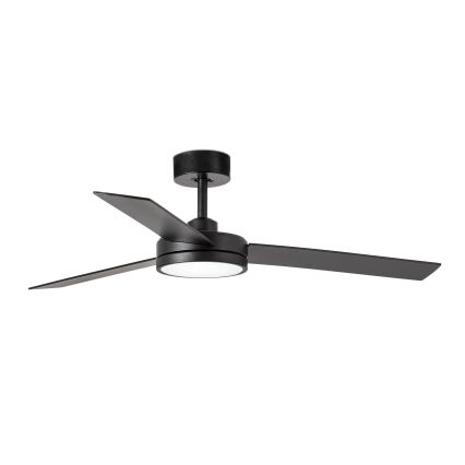 FARO 34261 - LED Stropni ventilator BARTH LED/24W/230V črna + Daljinski upravljalnik