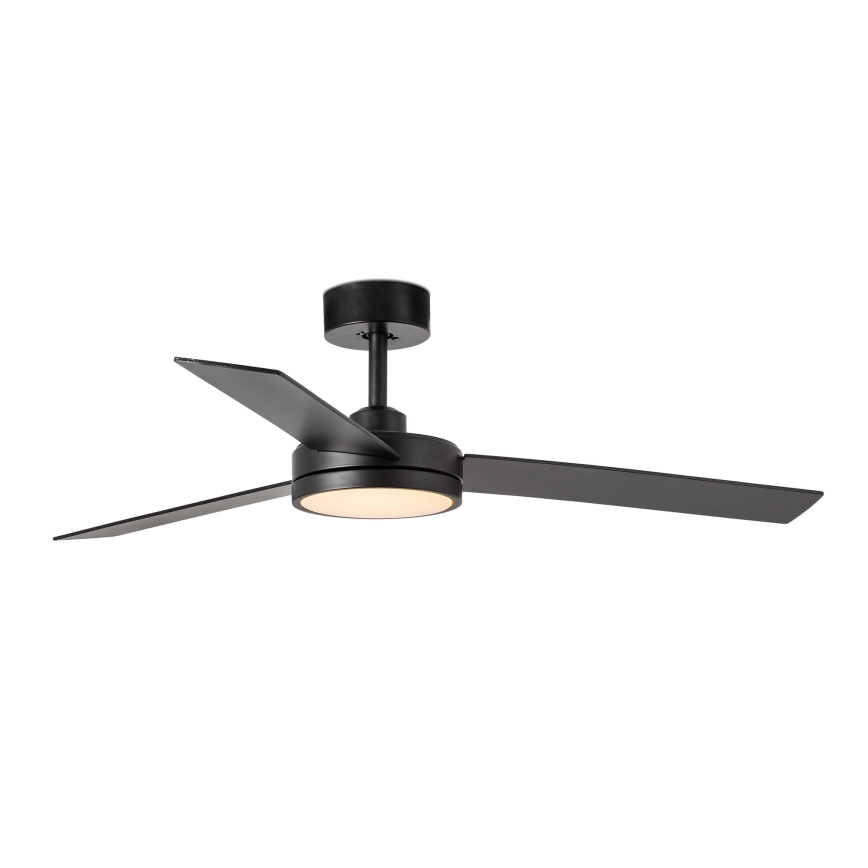 FARO 34261 - LED Stropni ventilator BARTH LED/24W/230V črna + Daljinski upravljalnik
