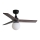 FARO 34278-11L - Stropni ventilator KLIM S 1xE27/15W/230V oreh/črna premer 92,5 cm + daljinski upravljalnik