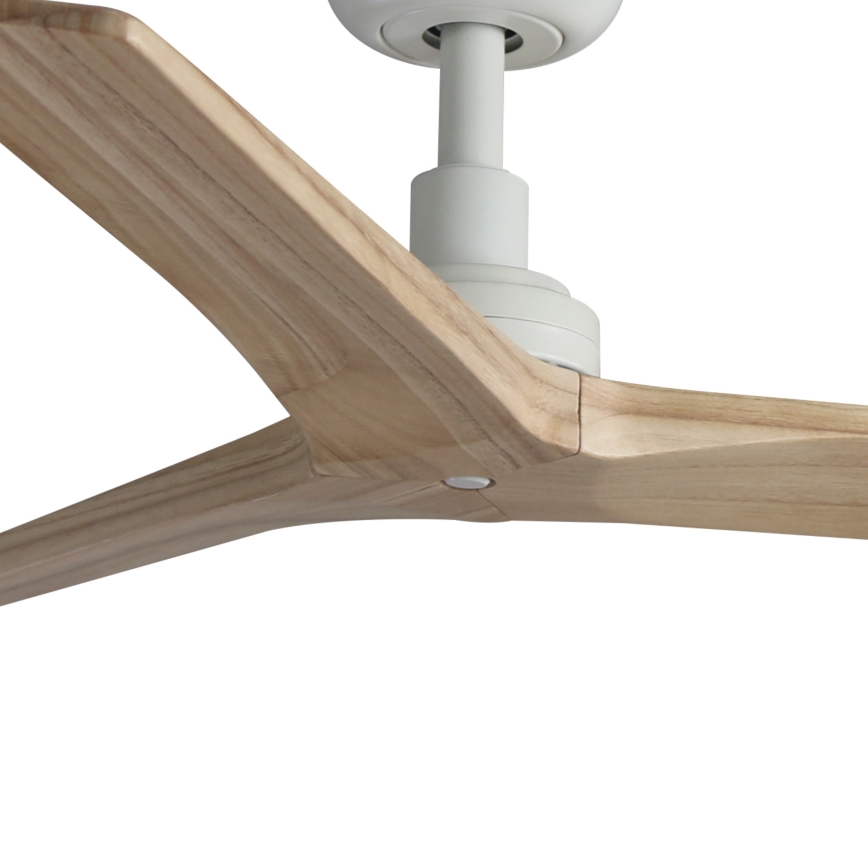 FARO 34281 - Stropni ventilator KLIM S rjava/bela pr. 92,5 cm + Daljinski upravljalnik