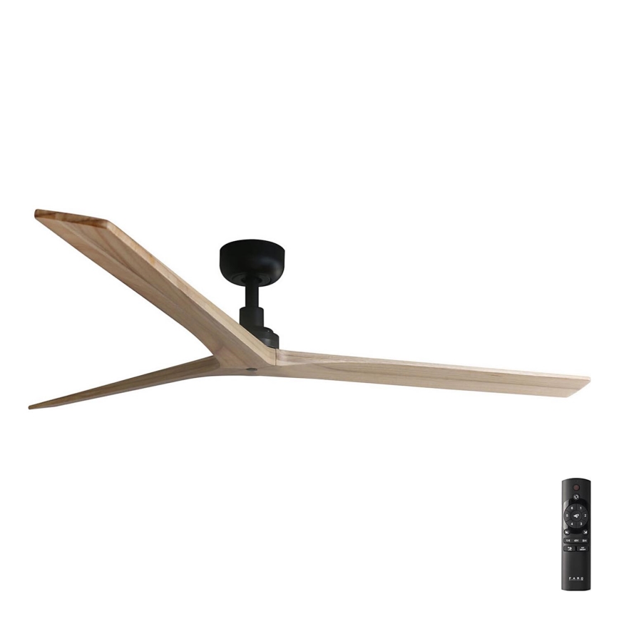 FARO 34282 - Stropni ventilator KLIM L rjava/črna pr. 150 cm + Daljinski upravljalnik
