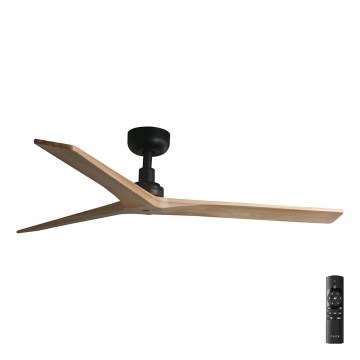 FARO 34283 - Stropni ventilator KLIM M rjava/črna pr. 125 cm + Daljinski upravljalnik