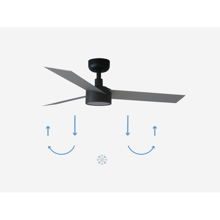 FARO 34285-1TW - LED Zatemnitveni stropni ventilator CRUISER S LED/18W/230V 2700/4000/6500K pr. 106 cm + Daljinski upravljalnik