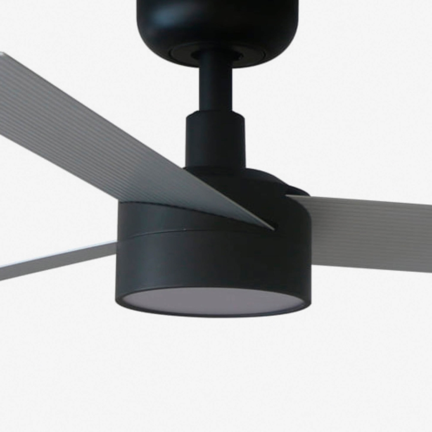 FARO 34285WT1S - LED zatemljiv stropni ventilator CRUISER S LED/18W/230V 2700/3000/4000K premer 106 cm siva/črna Wi-Fi Tuya + daljinski upravljalnik