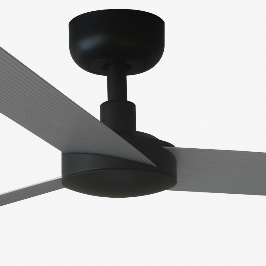FARO 34286 - Stropni ventilator CRUISER L črna pr. 132 cm + Daljinski upravljalnik