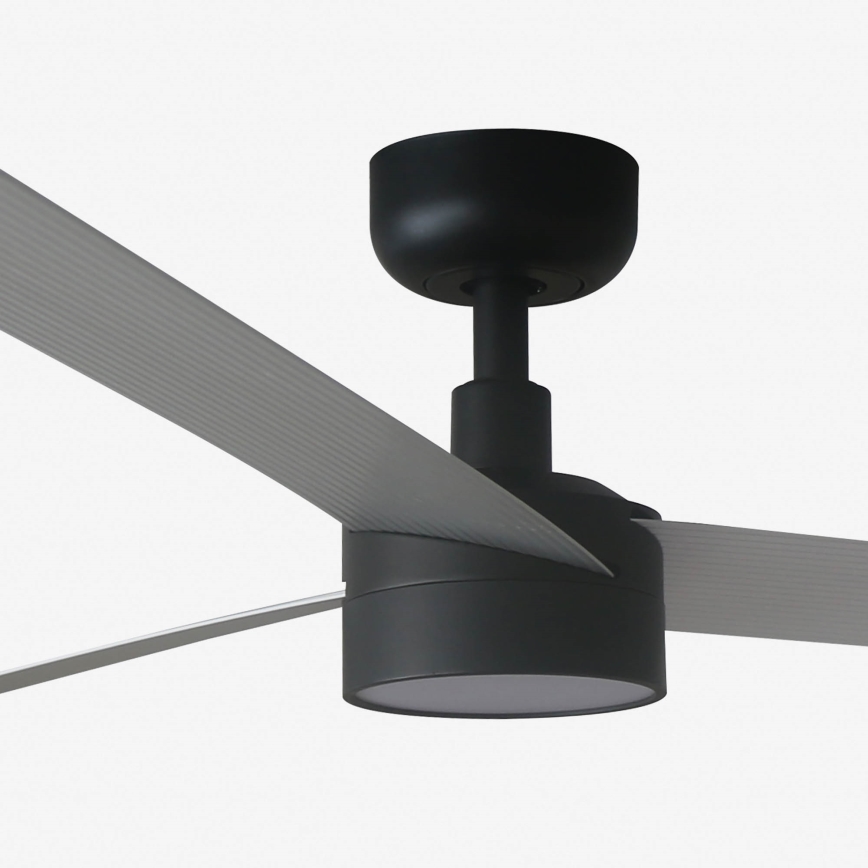 FARO 34287-1TW - LED Zatemnitveni stropni ventilator CRUISER XL LED/18W/230V 2700/4000/6500K pr. 160 cm črna/siva + Daljinski upravljalnik